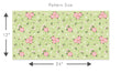 Load image into Gallery viewer, Antique vintage pink and green floral peel and stick wallpaper
