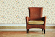 Load image into Gallery viewer, Vintage retro Mid-century modern starburst peel and stick wallpaper
