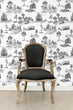 Load image into Gallery viewer, Antique Victorian English scene peel and stick wallpaper
