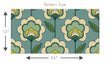Load image into Gallery viewer, Mid-century modern vintage retro floral peel and stick wallpaper
