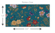 Load image into Gallery viewer, Butterfly antique dark floral garden peel and stick wallpaper
