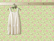 Load image into Gallery viewer, Antique vintage pink and green floral peel and stick wallpaper
