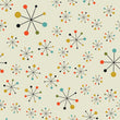 Load image into Gallery viewer, Vintage retro Mid-century modern starburst peel and stick wallpaper
