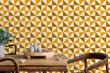 Load image into Gallery viewer, 60&#39;s vintage retro Mid-century modern geometric orange peel and stick wallpaper
