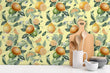Load image into Gallery viewer, Retro vintage fruit tree peel and stick wallpaper
