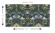 Load image into Gallery viewer, Victorian antique dark floral peel and stick wallpaper
