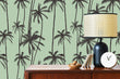 Load image into Gallery viewer, Vintage retro palm trees peel and stick wallpaper
