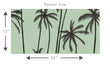 Load image into Gallery viewer, Vintage retro palm trees peel and stick wallpaper
