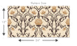 Load image into Gallery viewer, Antique Victorian pink damask floral peel and stick wallpaper
