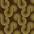 Load image into Gallery viewer, Vintage retro brown geometric fabric peel and stick wallpaper
