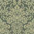 Load image into Gallery viewer, Victorian grey damask fabric peel and stick wallpaper
