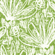 Load image into Gallery viewer, Farmhouse style floral green fabric peel and stick wallpaper
