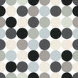 Load image into Gallery viewer, Black and white polka dot fabric peel and stick wallpaper
