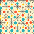 Load image into Gallery viewer, Retro vintage blue and red fabric peel and stick wallpaper
