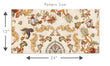 Load image into Gallery viewer, Victorian vintage floral fabric peel and stick wallpaper
