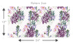 Load image into Gallery viewer, Cottage Wallpaper, Floral Wallpaper, Purple Flower Wallpaper, Farmhouse Wallpaper, Peel and Stick Wallpaper, Fabric Wallpaper
