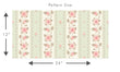 Load image into Gallery viewer, Vintage antique pink floral fabric peel and stick wallpaper
