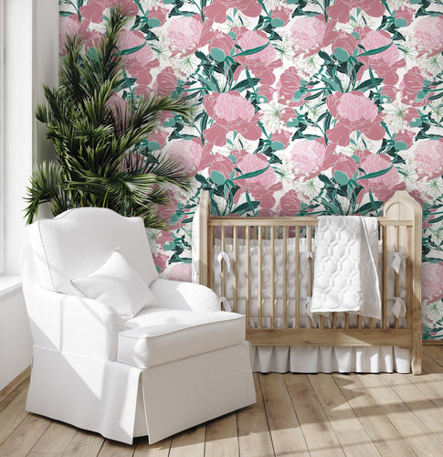 Warwick Lane Floral Wallpaper