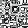 Load image into Gallery viewer, Retro Mid-century modern black and white geometric peel and stick wallpaper
