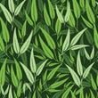 Load image into Gallery viewer, Botanical green leaves fabric peel and stick wallpaper
