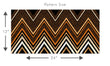 Load image into Gallery viewer, Brown retro geometric fabric peel and stick wallpaper
