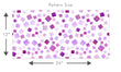 Load image into Gallery viewer, Purple squares geometric girl room fabric peel and stick wallpaper
