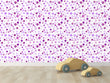 Load image into Gallery viewer, Purple squares geometric girl room fabric peel and stick wallpaper
