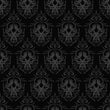 Load image into Gallery viewer, Black Victorian gothic damask fabric peel and stick wallpaper
