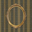 Load image into Gallery viewer, Antique blue and gold striped damask fabric peel and stick wallpaper

