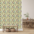 Load image into Gallery viewer, Bird cottage farmhouse fabric peel and stick wallpaper
