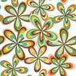 Load image into Gallery viewer, Vintage retro colorful floral fabric peel and stick wallpaper
