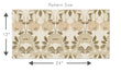 Load image into Gallery viewer, Victorian blush floral damask fabric peel and stick wallpaper

