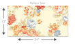 Load image into Gallery viewer, Victorian antique pink floral fabric peel and stick wallpaper
