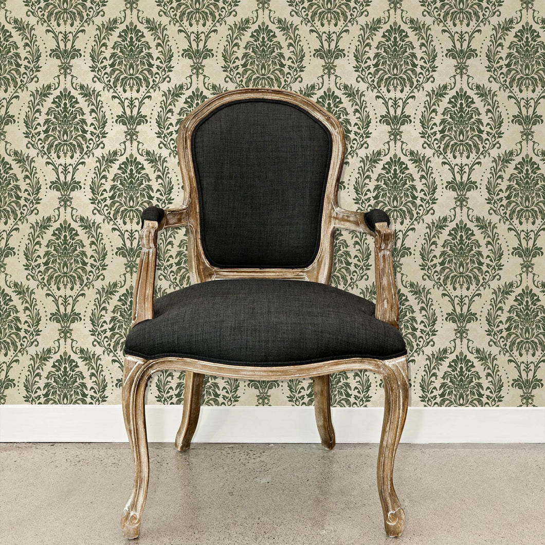 Shakespeare Crescent Damask Wallpaper