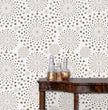 Load image into Gallery viewer, Geometric starburst retro Mid century modern fabric peel and stick wallpaper
