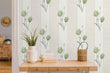Load image into Gallery viewer, Botanical cottage farmhouse linen look fabric peel and stick wallpaper

