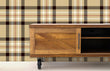 Load image into Gallery viewer, Farmhouse cottage brown plaid fabric peel and stick wallpaper

