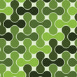 Load image into Gallery viewer, Green retro vintage fabric peel and stick wallpaper
