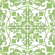 Load image into Gallery viewer, Tile Wallpaper, Cottage Wallpaper, Farmhouse Wallpaper, Green Wallpaper, Peel and Stick Wallpaper, Geometric Wallpaper, Fabric Wallpaper
