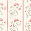 Load image into Gallery viewer, Pink vintage floral fabric peel and stick wallpaper sample
