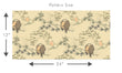 Load image into Gallery viewer, Chinoiserie pink bird botanical Asian fabric peel and stick wallpaper
