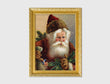 Load image into Gallery viewer, Vintage Christmas Santa artwork painting
