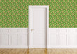 Load image into Gallery viewer, Green and pink Victorian floral Art Nouveau fabric peel and stick wallpaper
