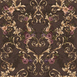Load image into Gallery viewer, Victorian baroque floral ornate peel and stick wallpaper sample
