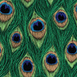 Load image into Gallery viewer, Victorian gothic Art Deco peacock fabric peel and stick wallpaper sample
