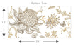 Load image into Gallery viewer, Neutral botanical floral farmhouse fabric peel and stick wallpaper pattern size graphics
