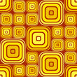 Load image into Gallery viewer, Orange vintage retro bold geometric fabric peel and stick wallpaper sample
