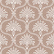 Load image into Gallery viewer, Pink Victorian antique damask fabric peel and stick wallpaper sample
