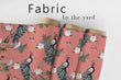 Load image into Gallery viewer, Chinoiserie Fabric, Victorian Material, Botanical Textiles, Floral Design, Garden Cloth, Vintage Fabric, Peacock Pattern, Fabric By The Yard
