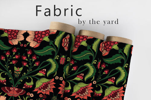 The Victoria Grove Victorian Pink Fabric by the Yard